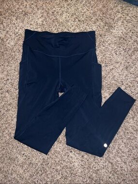 Lululemon Navy High-Waist Leggings